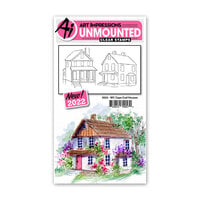 Art Impressions - Watercolor Collection - Clear Photopolymer Stamps - Cape Cod Houses