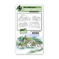 Art Impressions - Watercolor Collection - Clear Photopolymer Stamps - Cape Cod Village