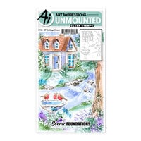 Art Impressions - Scenic Foundations Collection - Clear Photopolymer Stamps - Cottage Creek