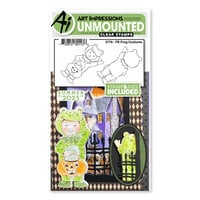 Art Impressions - Die and Clear Photopolymer Stamp Set - Frog Costume