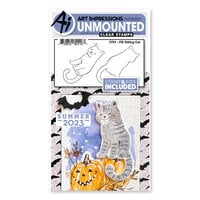 Art Impressions - Die and Clear Photopolymer Stamp Set - Sitting Cat