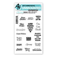 Art Impressions - Clear Photopolymer Stamps - Mini Easter Sentiment