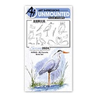 Art Impressions - Clear Photopolymer Stamps - My Favorite Birds