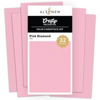 Altenew - Solid Cardstock Set - 32 Pack - Pink Diamond