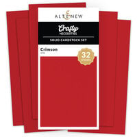 Altenew - Solid Cardstock Set - 32 Pack - Crimson
