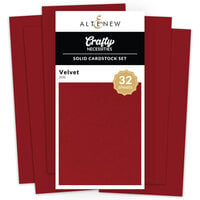 Altenew - Solid Cardstock Set - 32 Pack - Velvet