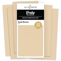 Altenew - Solid Cardstock Set - 32 Pack - Sand Dunes
