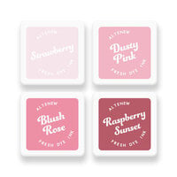 Altenew - Fresh Dye Ink Pad - Mini Cube Set - Blushberry Bliss