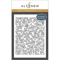 Altenew - Press Plates - Modern Leaf Background