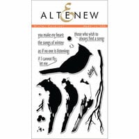Altenew - Clear Photopolymer Stamps - Winter Cardinal