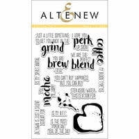 Altenew - Clear Photopolymer Stamps - Coffee Talk