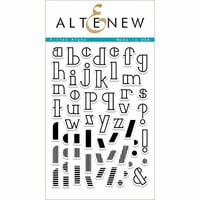 Altenew - Clear Photopolymer Stamps - Filled Alpha