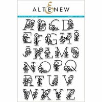 Altenew - Clear Photopolymer Stamps - Floral Alphabet