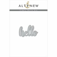 Altenew - Dies - Simply Hello