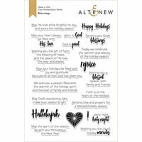 Altenew - Christmas - Clear Photopolymer Stamps - Blessings