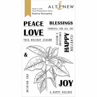 Altenew - Christmas - Clear Photopolymer Stamps - Festive Poinsettia