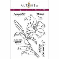 Altenew - Clear Photopolymer Stamps - Darling Lily