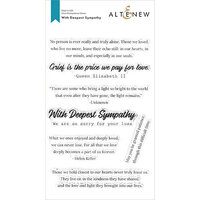 Altenew - Clear Photopolymer Stamps - With Deepest Sympathy