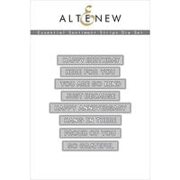 Altenew - Dies - Essential Sentiment Strips