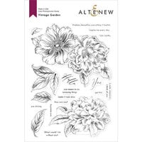Altenew - Clear Photopolymer Stamps - Vintage Garden