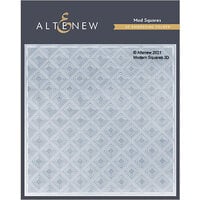 Altenew - Embossing Folder - 3D - Mod Squares