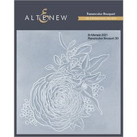 Altenew - Embossing Folder - 3D - Ranunculus Bouquet
