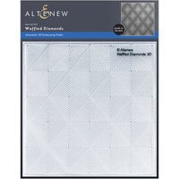 Altenew - Embossing Folder - 3D - Waffled Diamonds