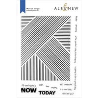 Altenew - Clear Photopolymer Stamps - Woven Stripes