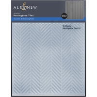 Altenew - Embossing Folder - 3D - Herringbone Tiles