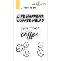 Altenew - Clear Photopolymer Stamps - Coffee Beans