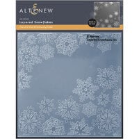 Altenew - Embossing Folder - 3D - Layered Snowflakes