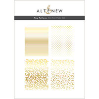 Altenew - Hot Foil Plate - 4 in 1 Set - Tiny Patterns