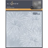 Altenew - Embossing Folder - 3D - Firework Trio