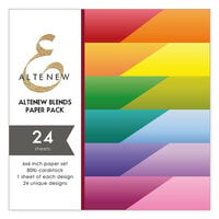 Altenew - Blends - 6 x 6 Paper Pack - 24 Sheets