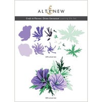 Altenew - Layering Dies - Craft A Flower - Orion Geranium