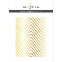 Altenew - Hot Foil Plate - Chevron Background