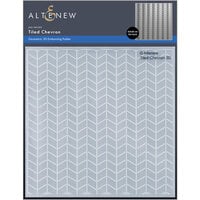 Altenew - Embossing Folder - 3D - Tiled Chevron