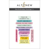 Altenew - Dies - One-Go Birthday Greetings