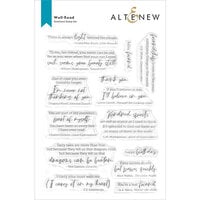 Altenew - Clear Photopolymer Stamps - Well-Read