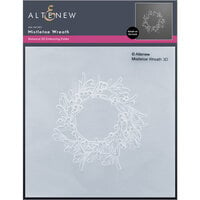 Altenew - Embossing Folder - 3D - Mistletoe Wreath