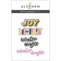 Altenew - Dies - Winter Typography
