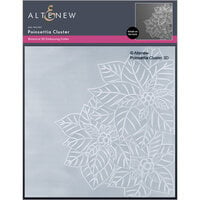 Altenew - Embossing Folder - 3D - Poinsettia Cluster