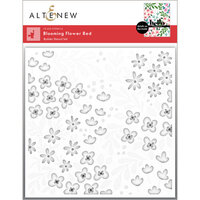 Altenew - Builder Stencil - 3 in 1 Set - Blooming Flower Bed