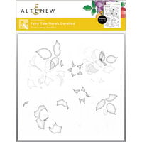 Altenew - Simple Coloring Stencil - 4 in 1 Set - Fairy Tale Florals Detailed