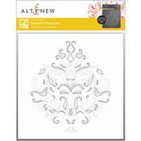 Altenew - Simple Coloring Stencil - 3 in 1 Set - Beautiful Baroque