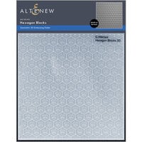 Altenew - Embossing Folder - 3D - Hexagon Blocks