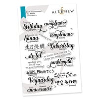 Altenew - Clear Photopolymer Stamps - Birthdays Around the World