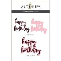 Altenew - Dies - Birthday Wish