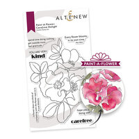 Altenew - Clear Photopolymer Stamps - Paint A Flower - Carefree Delight