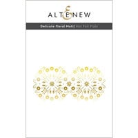 Altenew - Hot Foil Plate - Delicate Floral Motif